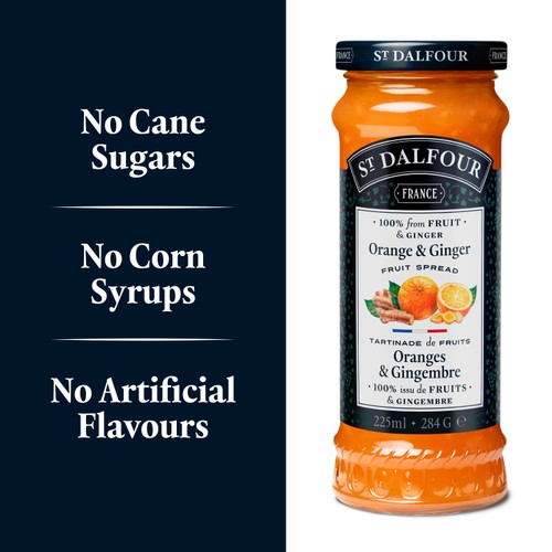 St Dalfour Orange & Ginger Fruit Spread thumbnail 4