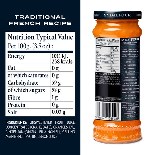 St Dalfour Orange & Ginger Fruit Spread thumbnail 5