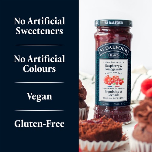 St. Dalfour Raspberry & Pomegranate Fruit Spread thumbnail 3