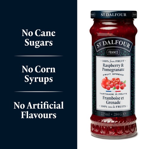 St. Dalfour Raspberry & Pomegranate Fruit Spread thumbnail 4