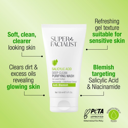 Super Facialist Salicylic Acid Anti Blemish Purifying Cleansing Wash thumbnail 5