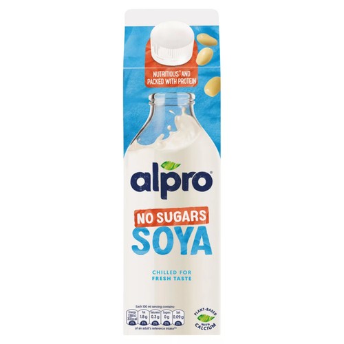 Alpro Soya No Sugar Chilled Dairy Free Drink thumbnail 2