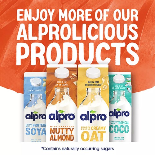 Alpro Soya No Sugar Chilled Dairy Free Drink thumbnail 6