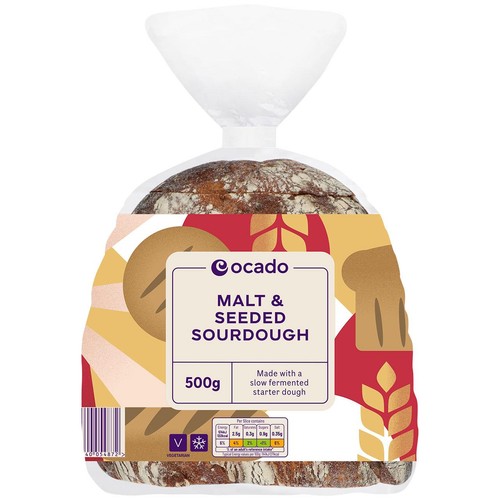 Ocado Malt & Seeded Sourdough thumbnail 2