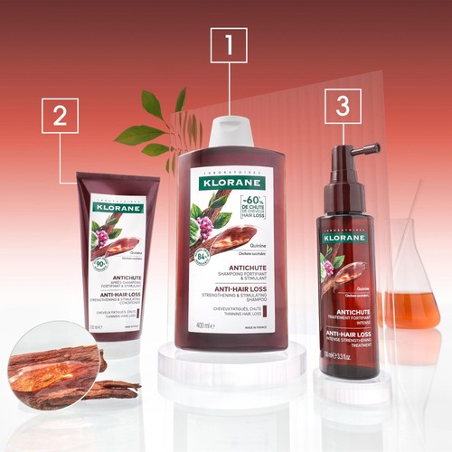 Klorane ANTI-HAIR LOSS strengthening & stimulating Conditioner with Quinine thumbnail 4