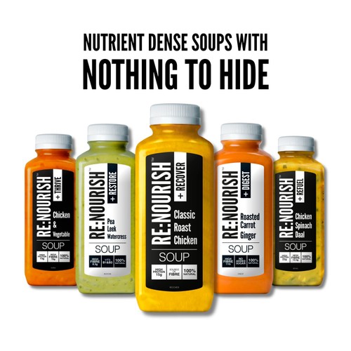 RENOURISH Strength Spicy Lentil & Pepper, High Protein & High Fibre Soup thumbnail 7