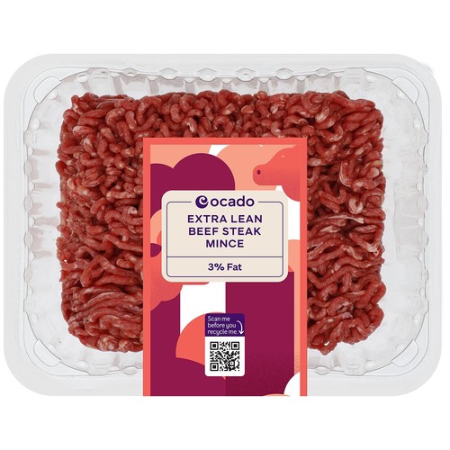 Ocado Extra Lean Beef Steak Mince 3% Fat