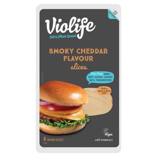Violife Smoky Cheddar Flavour Slices thumbnail 2