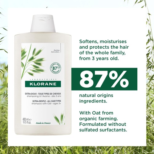 Klorane Softening Shampoo with Oat Milk for the Whole Family thumbnail 2