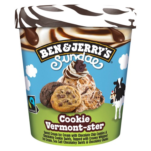 Ben & Jerry's Sundae Cookie Vermonster Ice Cream Tub Dessert thumbnail 2