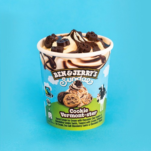 Ben & Jerry's Sundae Cookie Vermonster Ice Cream Tub Dessert thumbnail 4