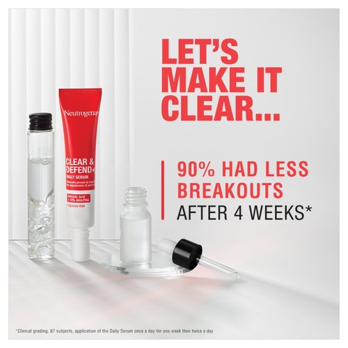 Neutrogena Clear and Defend+ Serum 10% with AHA/PHA + Salicylic Acid  thumbnail 3