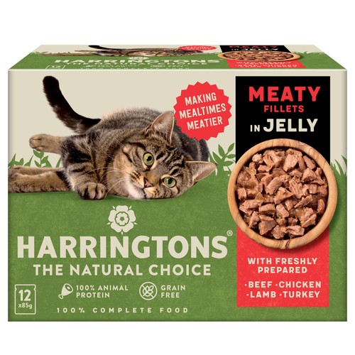 Harringtons Adult Wet Cat Food Meat in Jelly Multipack thumbnail 2