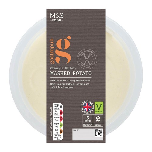 M&S Gastropub Maris Piper Mashed Potato Side thumbnail 2