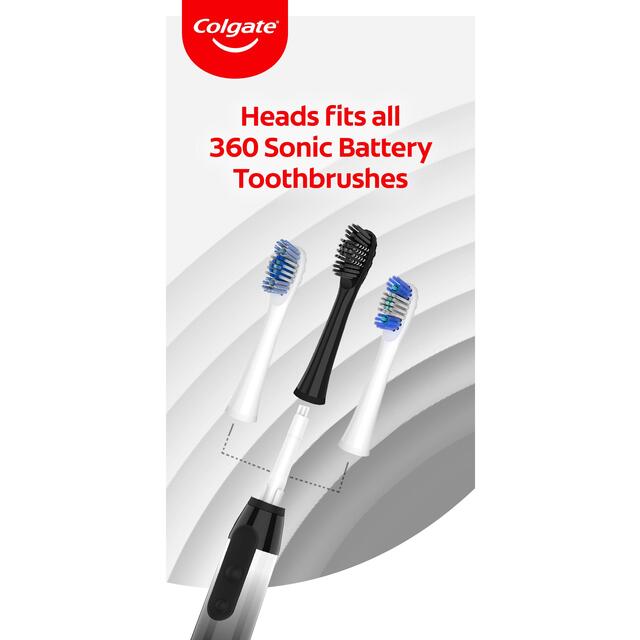 Colgate 360 Sonic Battery Toothbrush Charcoal Soft thumbnail 6