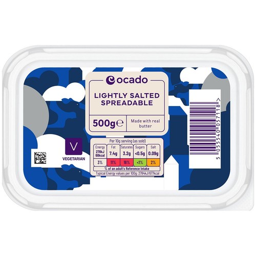 Ocado Lightly Salted Spreadable thumbnail 2