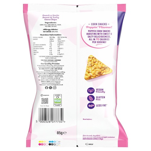 Snack a Jacks Chips Sweet & Salty Sharing Bag thumbnail 2
