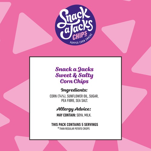 Snack a Jacks Chips Sweet & Salty Sharing Bag thumbnail 3