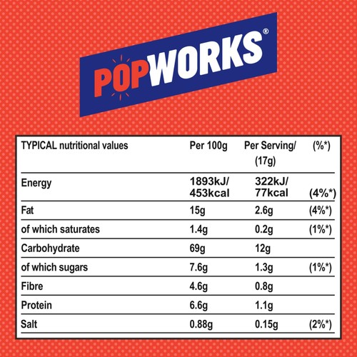 Popworks Sweet BBQ Popped Crisps Sharing Bag thumbnail 5