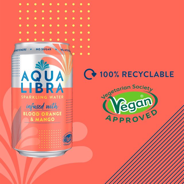 Aqua Libra Blood Orange & Mango Infused Sparkling Water thumbnail 4