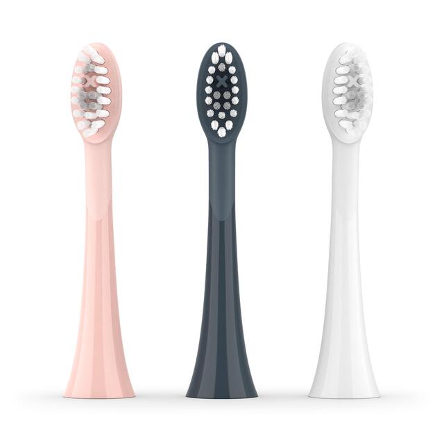 Ordo Sonic Toothbrush Heads Refills Charcoal Grey thumbnail 5