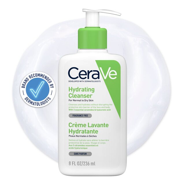CeraVe Hydrating Cleanser with Hyaluronic Acid thumbnail 2