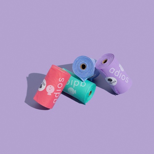 Adios Compostable Dog Poo Bags - Rainbow  thumbnail 9