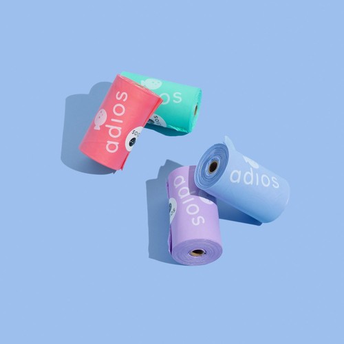 Adios Compostable Dog Poo Bags - Rainbow  thumbnail 10