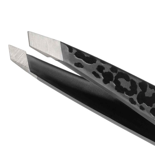 Tweezerman Black Leopard Mini Slant Tweezer thumbnail 3