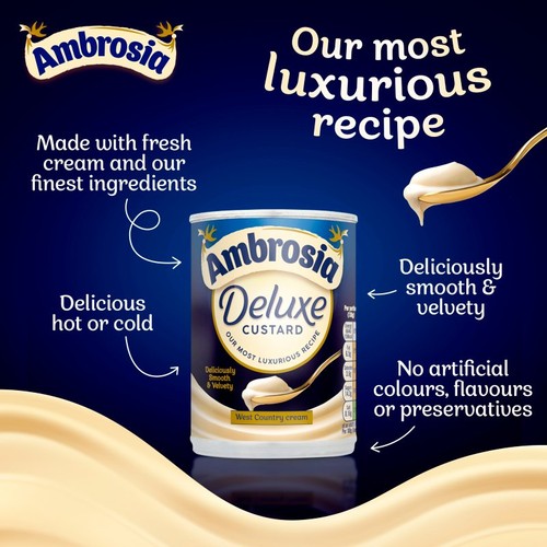 Ambrosia Deluxe West Country Cream Custard Can thumbnail 6