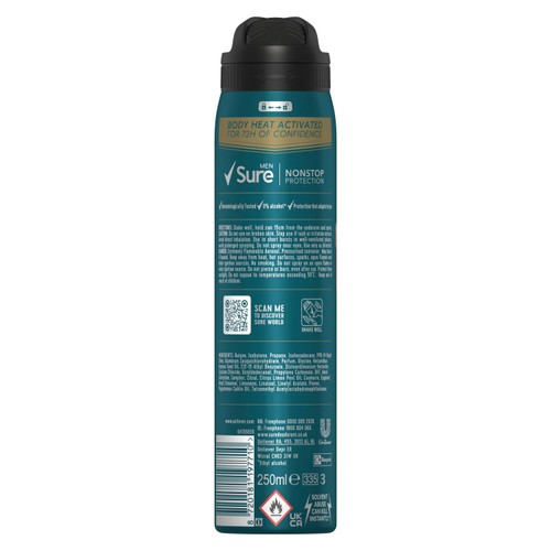Sure Men 72hr Nonstop Protection Sport Cool Antiperspirant Deodorant thumbnail 2