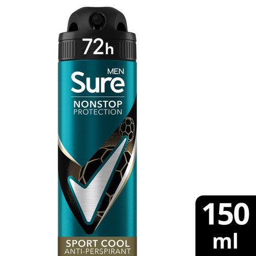 Sure Men 72hr Nonstop Protection Sport Cool Antiperspirant Deodorant