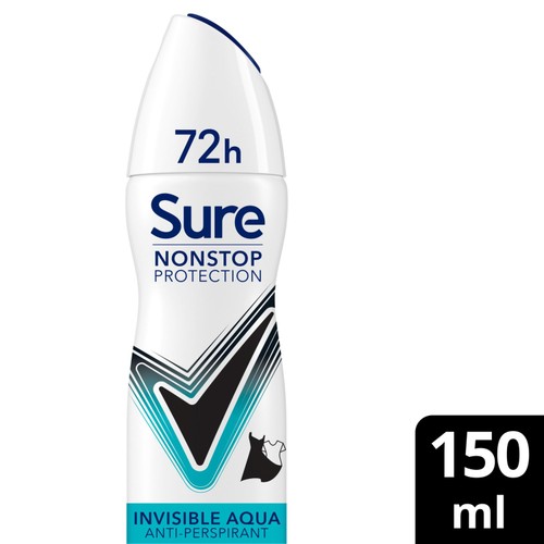 Sure Women 72hr Nonstop Protection Invisible Aqua Antiperspirant Deodorant