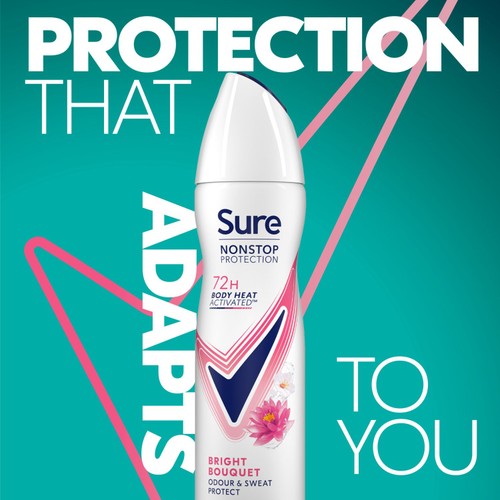 Sure Women Bright Bouquet 72hr Nonstop Protection  Antiperspirant Deodorant thumbnail 2