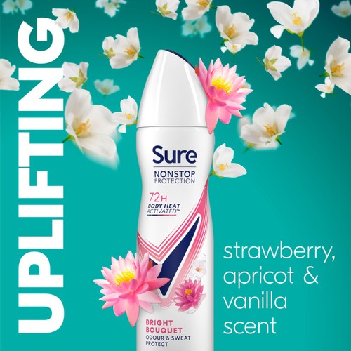 Sure Women Bright Bouquet 72hr Nonstop Protection  Antiperspirant Deodorant thumbnail 4