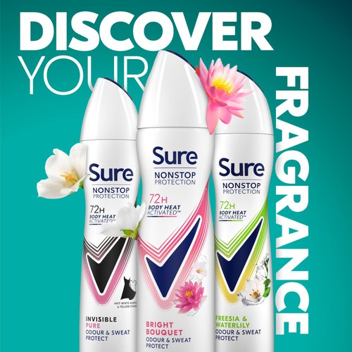 Sure Women Bright Bouquet 72hr Nonstop Protection  Antiperspirant Deodorant thumbnail 7