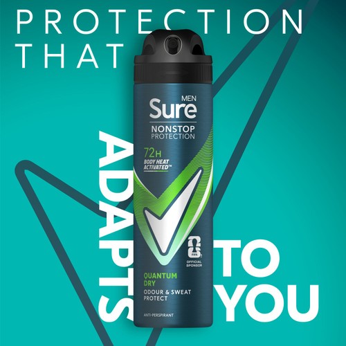 Sure Men 72hr Nonstop Protection Quantum Dry Antiperspirant Deodorant thumbnail 2