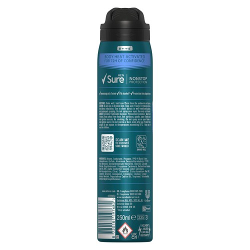 Sure Men 72hr Nonstop Protection Invisible Ice Antiperspirant Deodorant thumbnail 9