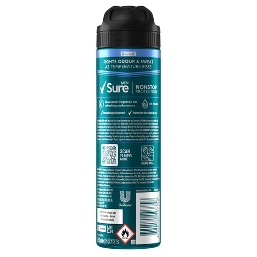 Sure Men 72hr Nonstop Protection Invisible Ice Antiperspirant Deodorant thumbnail 7
