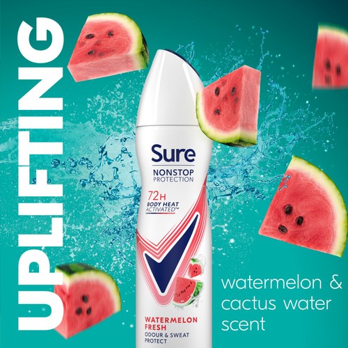 Sure Women 72hr Nonstop Protection Uplift & Fresh Antiperspirant Deodorant thumbnail 3