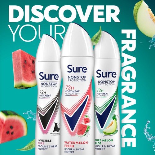 Sure Women 72hr Nonstop Protection Uplift & Fresh Antiperspirant Deodorant thumbnail 5