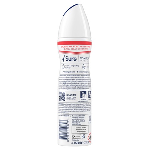 Sure Women 72hr Nonstop Protection Uplift & Fresh Antiperspirant Deodorant thumbnail 7