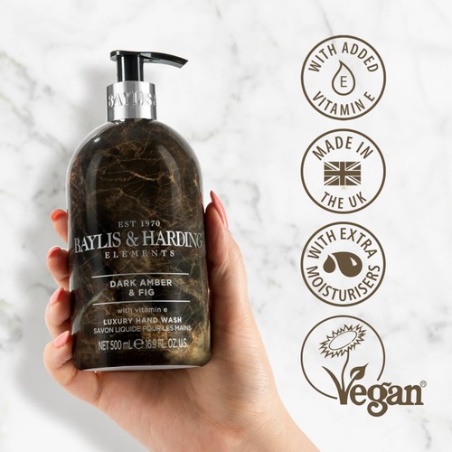 Baylis & Harding Elements Hand Wash - Dark Amber & Fig thumbnail 4
