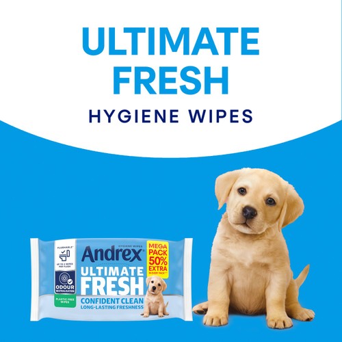 Andrex Ultimate Fresh Wipes Odour Control Quad Pack Moist Tissues thumbnail 5