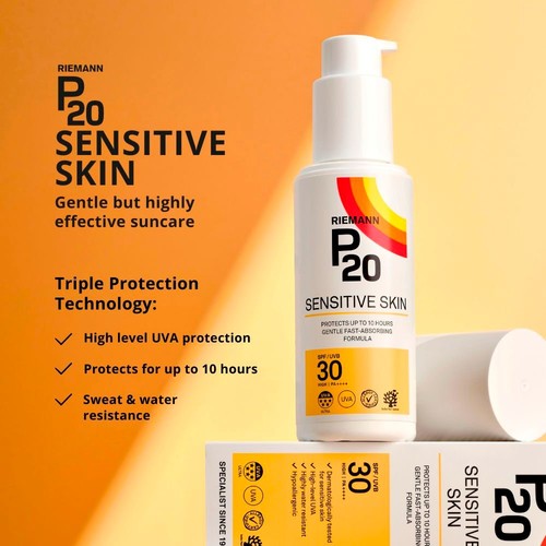 P20 Sensitive SPF 30 Sun Cream thumbnail 5