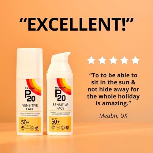 P20 Sensitive SPF 50+ Sun Cream thumbnail 7