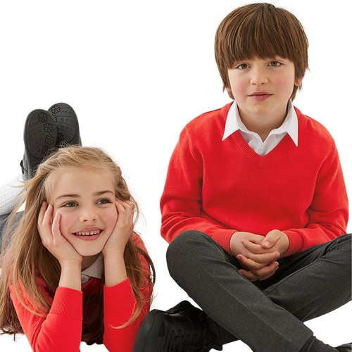 M&S Unisex 2Pk Cotton Jumper with Staynew 8-9 Y thumbnail 4