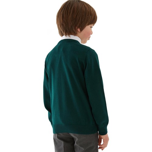 M&S Unisex 2Pk Cotton Jumper with Staynew 12-13Y thumbnail 4