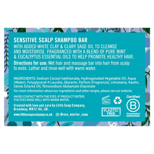 Eco Warrior Sensitive Scalp Shampoo Bar thumbnail 2