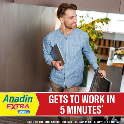 Anadin Extra Soluble Aspirin, Paracetamol, & Caffeine Tablets, 12s thumbnail 4